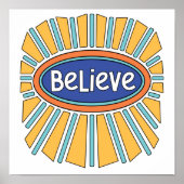 Geloof - heb vertrouwen poster (Voorkant)