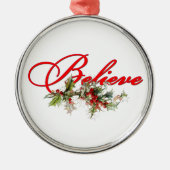 Geloof heilily metalen ornament (Voorkant)