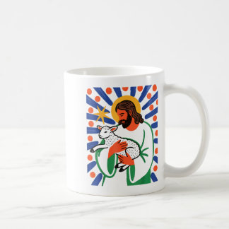 Geloof Herder Lam Vreedzaam Goddelijk Spiritueel V Koffiemok