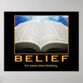 Geloof. Het is makkelijker dan denken. Poster (Voorkant)