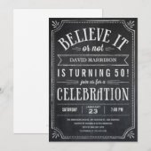 Geloof het of niet de Uitnodigingen van de Partij  (Voorkant / Achterkant)