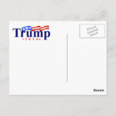 Geloof het - President Donald Trump Briefkaart (Achterkant)