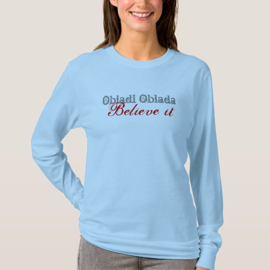 Geloof het t-shirt (Voorkant)