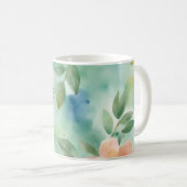 Geloof het tot je het maakt florale waterverf mok (Voorkant rechts)