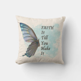 Geloof het tot je het met vlinder maakt kussen