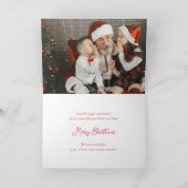 Geloof het Wenskaart van de Vakantie van de Foto Feestdagen Kaart (Binnen)