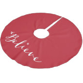 Geloof - het wonder van de kerstboomrok kerstboom rok (Gekanteld)