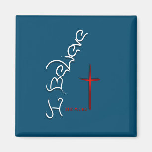 Geloof het woord God Magneet