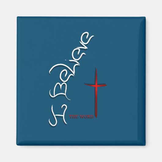 Geloof het woord God Magneet (Voorkant)
