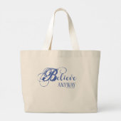 Geloof hoe dan ook Jumbo Tas (Achterkant)