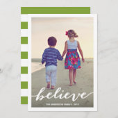 GELOOF | HOLIDAIRE FOTOKAART FEESTDAGENKAART (Voorkant / Achterkant)