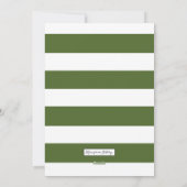 Geloof Holiday 2-fotokaart | Groen Feestdagenkaart (Achterkant)