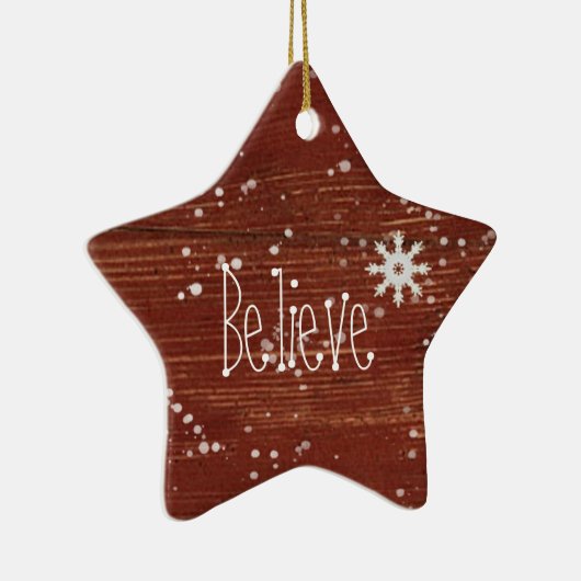 Geloof Holiday Ornament (Rechts)