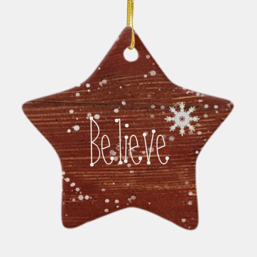 Geloof Holiday Ornament (Achterkant)