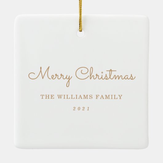 Geloof Holiday Photo Keepomwille Keramisch Ornament (Achterkant)