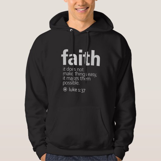 Geloof Hoodie (Voorkant)