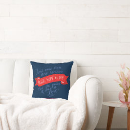 Geloof, hoop en liefde 2 kussen