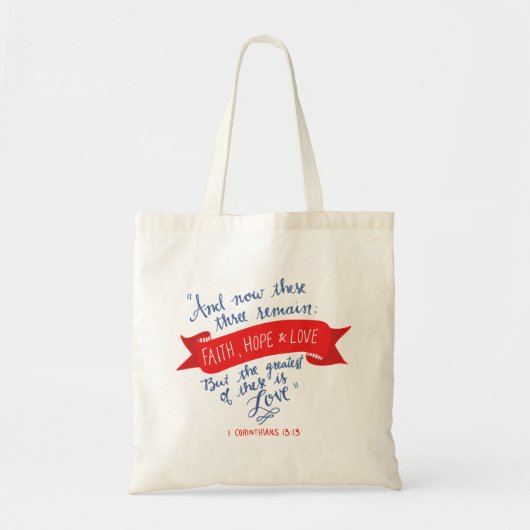 Geloof, hoop en liefde 2 tote bag (Voorkant)