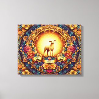 Geloof, hoop en liefde" Canvas