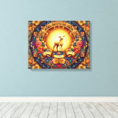 Geloof, hoop en liefde" Canvas Afdruk (Insitu (Houten vloer))