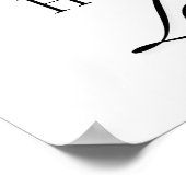 Geloof, hoop en liefde minimalistisch design poster (Hoek)