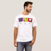 geloof , hoop en liefde t-shirt (Voorkant volledig)