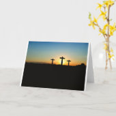 Geloof, Hoop, & het Kruis van Jesus-Christus van Kaart (Gele Bloem)