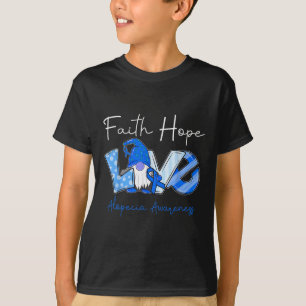 Geloof Hoop Liefde Alopecia Bewustzijn 3 T-shirt