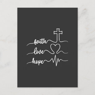 Geloof Hoop Liefde Briefkaart