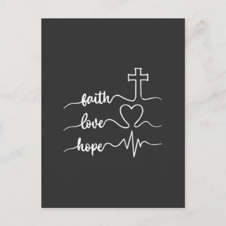 Geloof Hoop Liefde Briefkaart