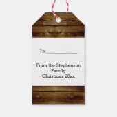 Geloof Hoop Liefde  Christelijk Kerstmis Cadeaulabel (Achterkant)