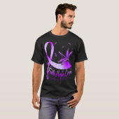 Geloof Hoop Liefde Dragonfly Epilepsie Bewustzijn T-shirt (Voorkant volledig)