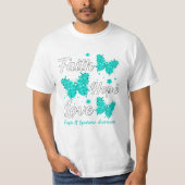 Geloof Hoop Liefde Fragile T-shirt (Voorkant)