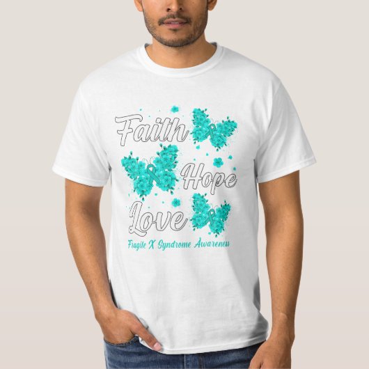 Geloof Hoop Liefde Fragile T-shirt (Voorkant)