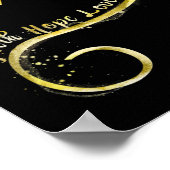 Geloof Hoop Liefde Geel Lint Kindertijd Kanker AWA Poster (Hoek)