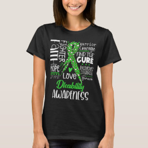 Geloof Hoop Liefde Genezing Bewustzijn Handicap T-shirt
