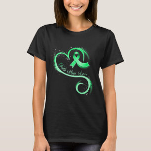 Geloof Hoop Liefde Groene Lint Nierziekte Bewustzi T-shirt