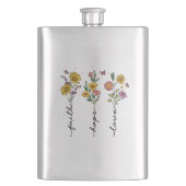 "Geloof-hoop-liefde" | Inspirerend bloemenontwerp Flacon (Voorkant)