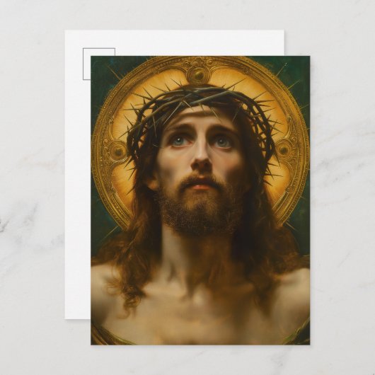 Geloof Hoop Liefde | Jezus Christus Christelijk Ge Uitnodiging Briefkaart (Voorkant / Achterkant)
