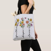 Geloof, hoop, liefde - Levendig Bloemen Inspireren Tote Bag (Dichtbij)