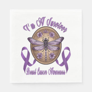 Geloof Hoop Liefde Libel Borstkankerbewustzijn Servet