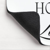 Geloof, hoop liefde minimalistisch ontwerp muismat (Hoek)
