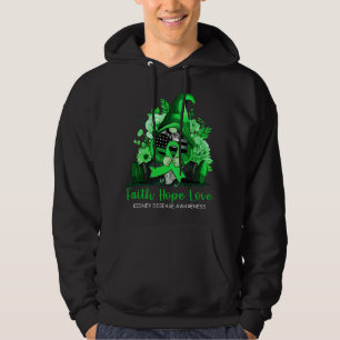 Geloof Hoop Liefde nier Ziektebewustzijn Kabouter Hoodie