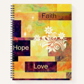 Geloof hoop liefde notitieboek (Voorkant)