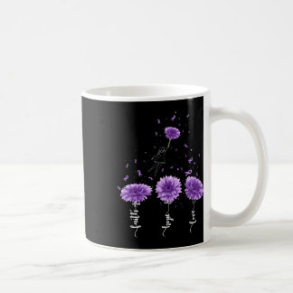 Geloof Hoop Liefde Paarse Zonnebloem Overdosis Bew Koffiemok