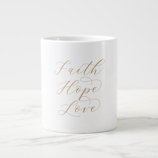 Geloof Hoop Liefde Speciale Mok (Voorkant)