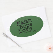  Geloof Hoop Liefde Stickers (Envelop)