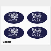  Geloof Hoop Liefde Stickers (Vel)