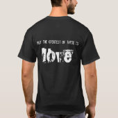 geloof , hoop , liefde t-shirt (Achterkant)