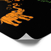 Geloof Hoop Vecht Liefde Leukemie Bewustzijn Lint  Poster (Hoek)